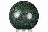 Polished Fuchsite Sphere - Madagascar #349691-1
